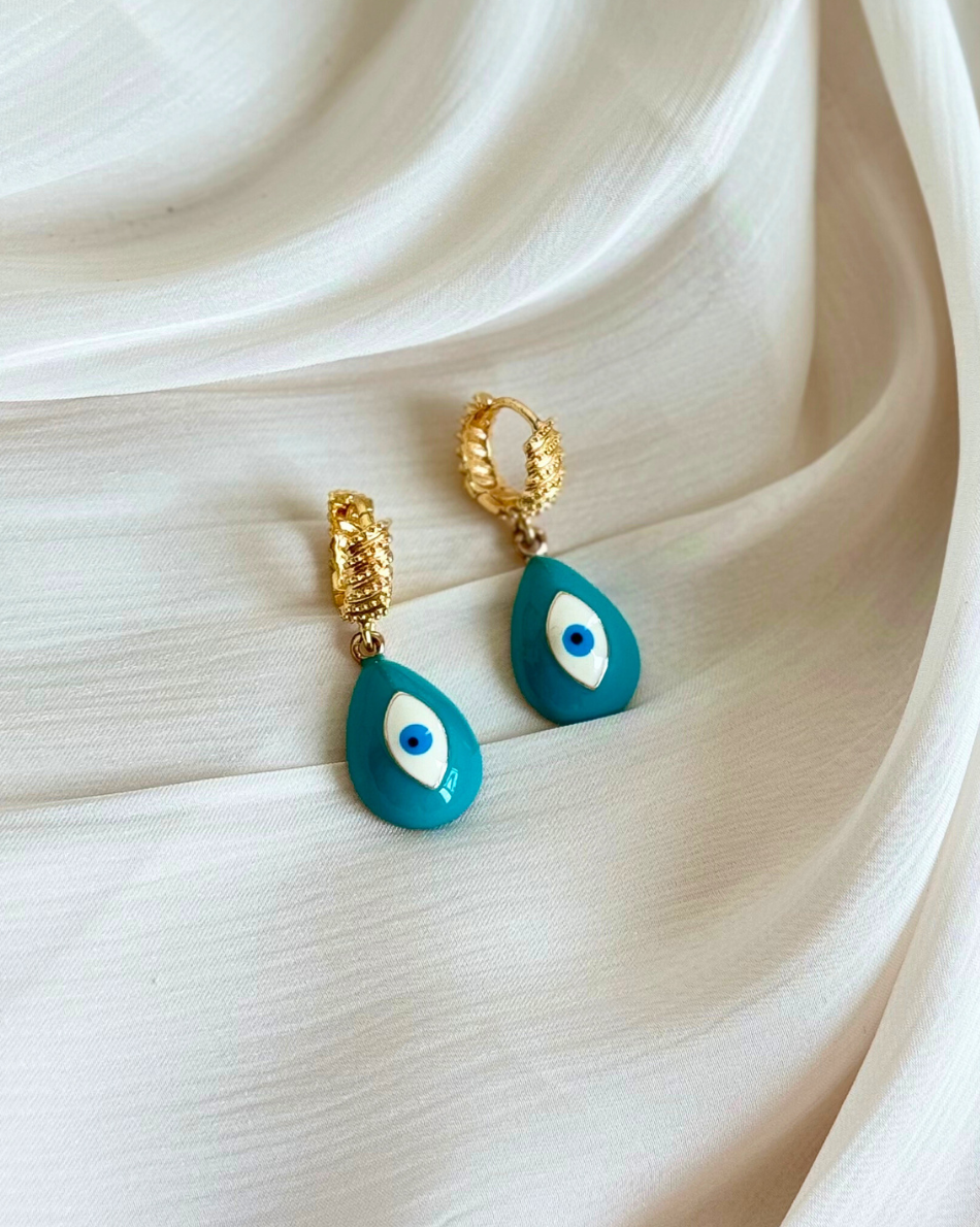 Baby Blue Eye Earrings