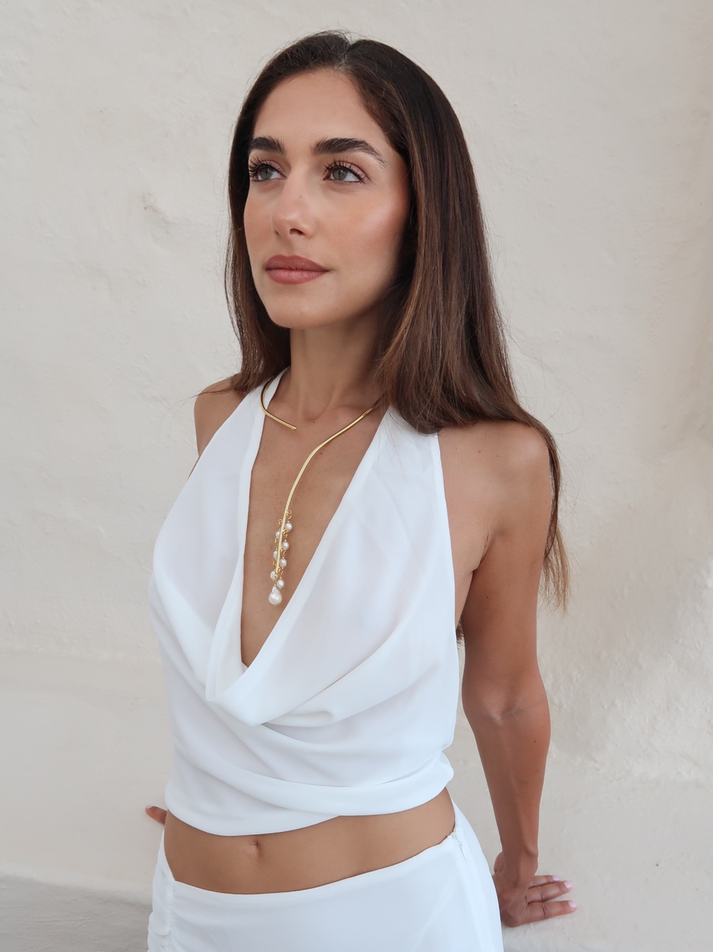 Pearl Cascade Necklace