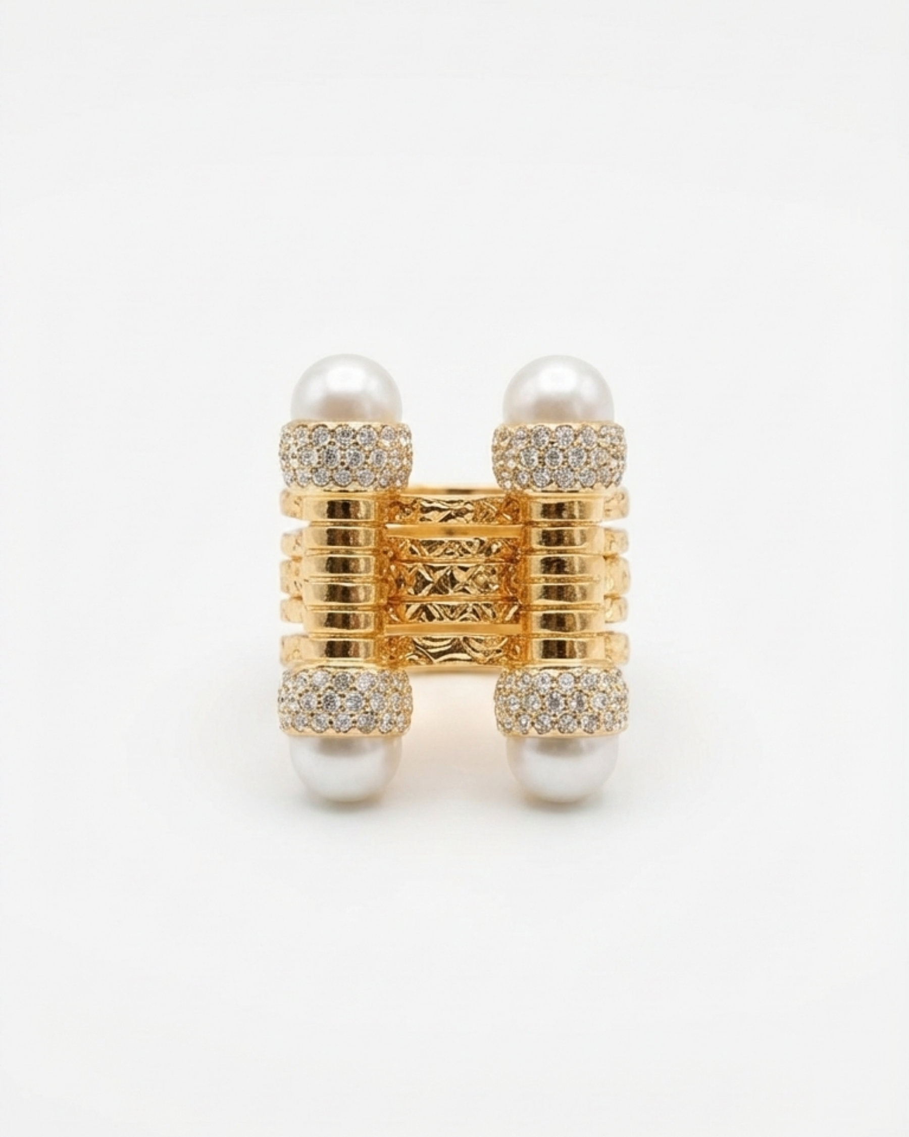 Kyma Ring - Silver White