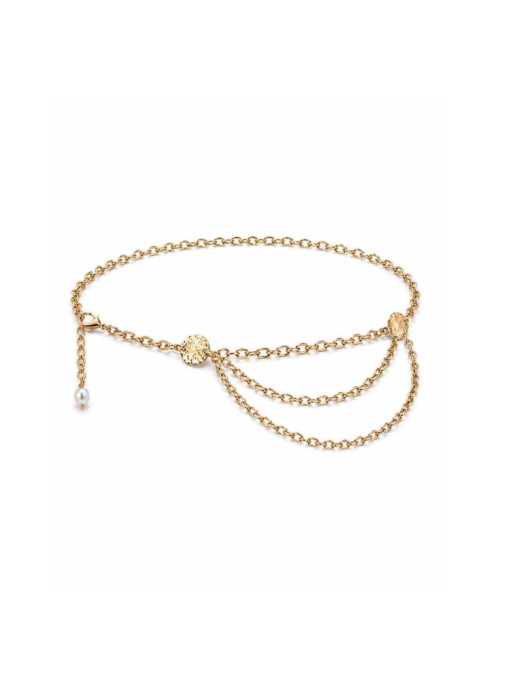 Golden Draped Belly Chain