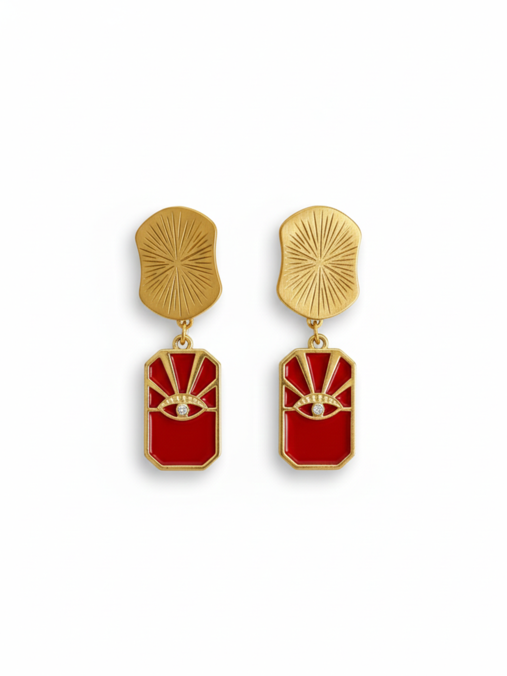 Nephthys Red Earrings