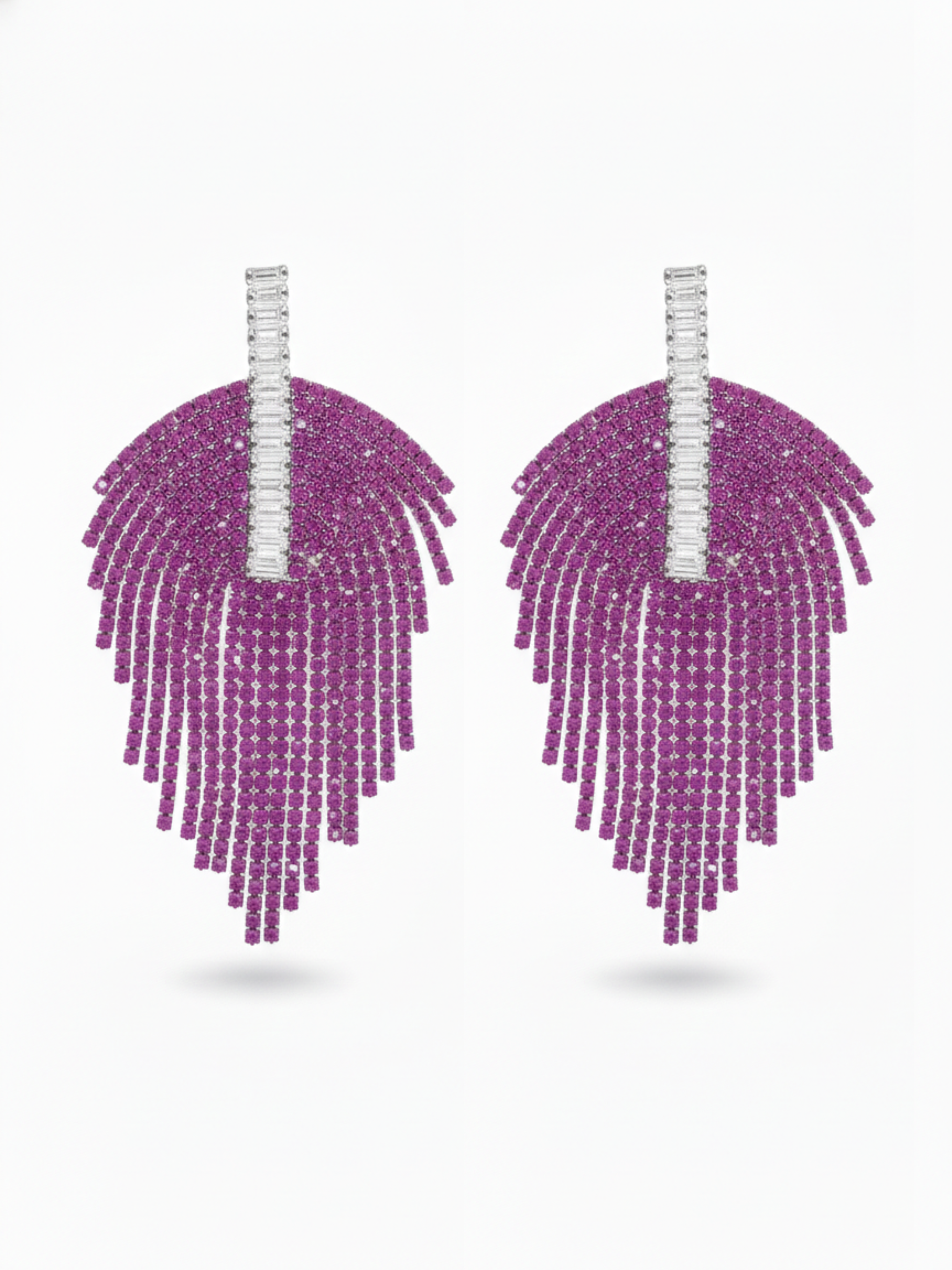 Horus Purple Earrings