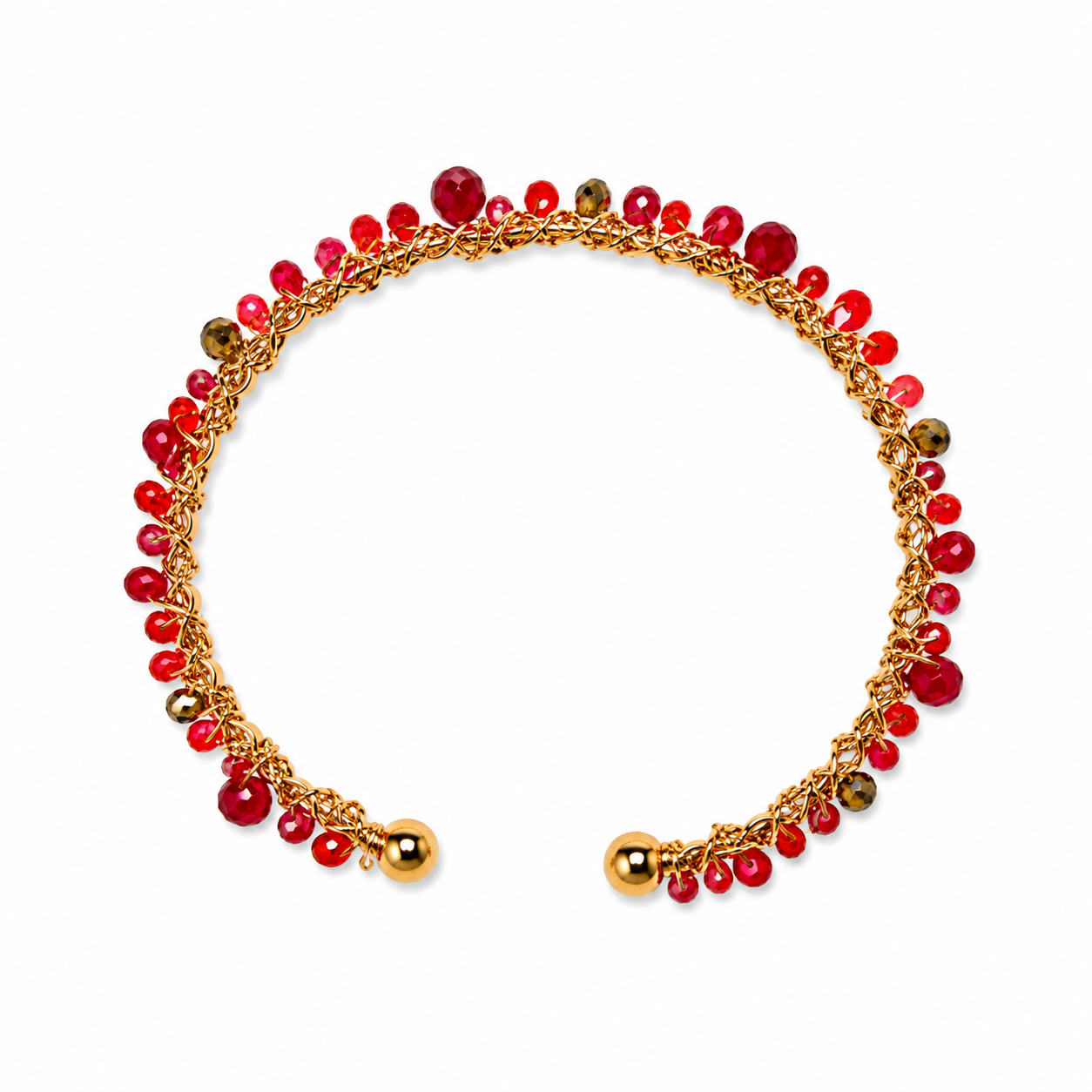 Ruby Bloom Cuff