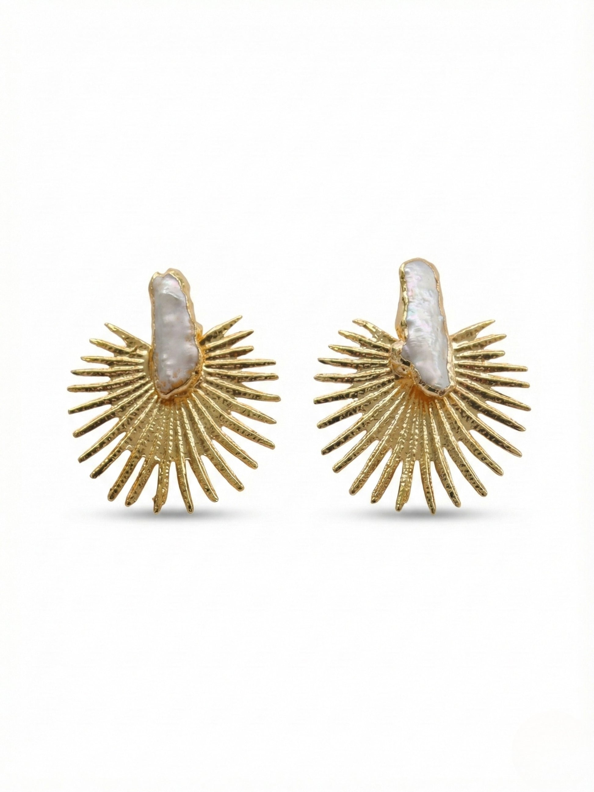 Sun-Shaped Majorca Earrings