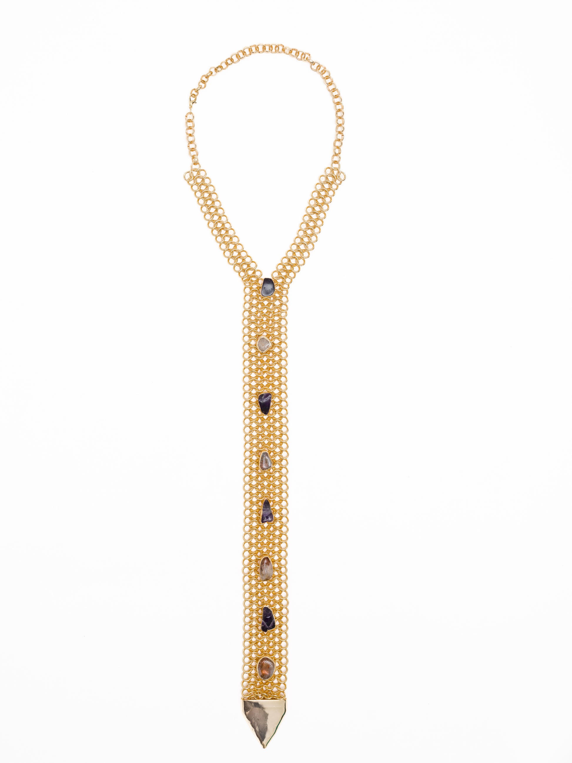 Cravate Golden Tapestry Pearls